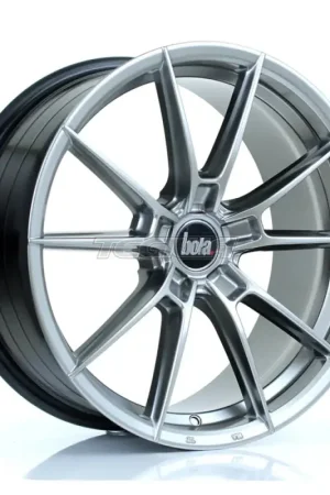BOLA B19 Alloy Wheel 18x8 5x112 ET35 To 45 72.6mm CB Hyper Black Reduced Price