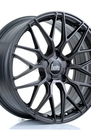 BOLA B17 Alloy Wheel 19x8.5 5x100 ET15 To 45 72.6mm CB Matt Gunmetal One Day Deal