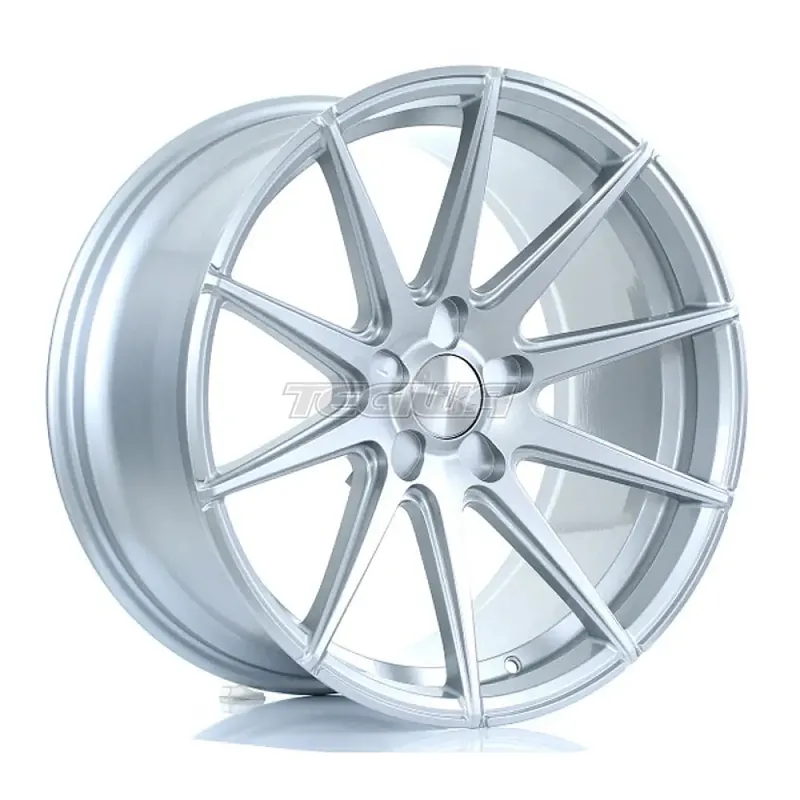 BOLA CSR Alloy Wheel 19x9.5 5x120 ET15 To 45 72.6mm CB Crystal Silver Authentic