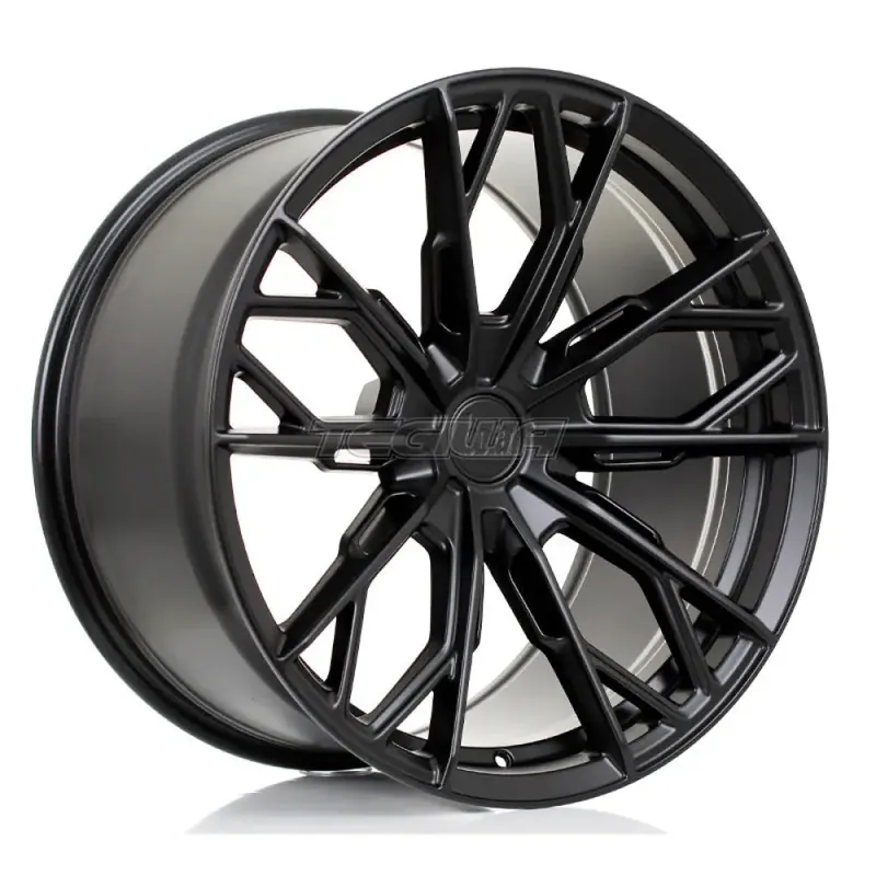 BOLA FLS Alloy Wheel 18x8 5x108 ET25 To 50 72.5mm CB Matt Black Handmade