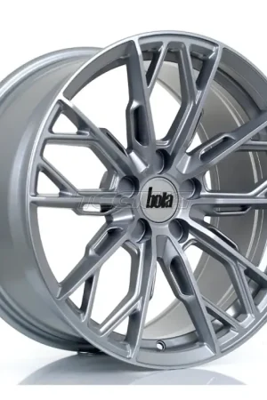 BOLA FLS Alloy Wheel 18x9 5x130 ET25 To 50 72.5mm CB Crystal Silver Free Returns
