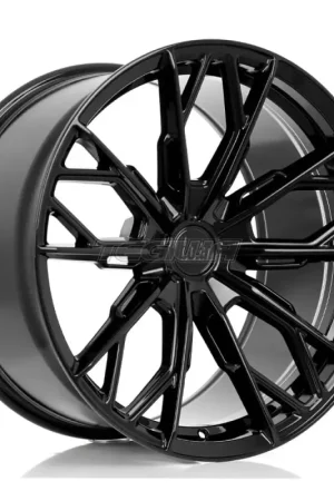 Worldwide Shipping BOLA FLS Alloy Wheel 20x8.5 5x127 ET9 To 50 72.5mm CB Gloss Black