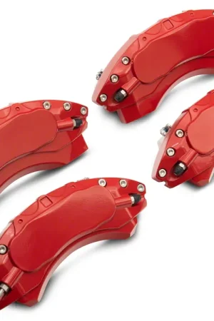Latest SR Performance Brake Caliper Covers; Red; Front and Rear