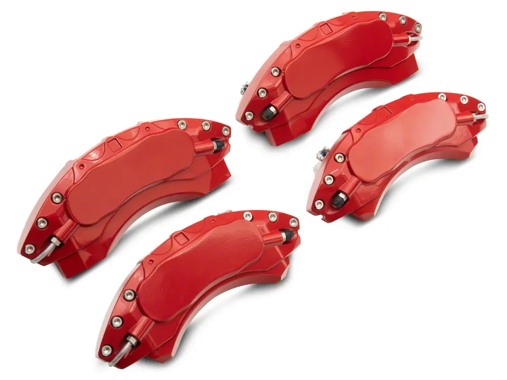 Latest SR Performance Brake Caliper Covers; Red; Front and Rear
