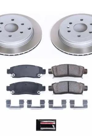 Power Stop 07-10 Saturn Outlook Rear Semi-Coated Rotor Kit — PMD Premier Motoring Development Get Yours