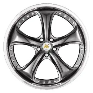 Work Wheels VS-KF 5x98 18x8.5-29 Brilliant Silver Black L Disk FULL REVERSE Certified