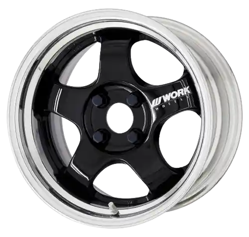 Work Meister S1 2P 5x100 15x9.5+0 R Disk Black Top Pick