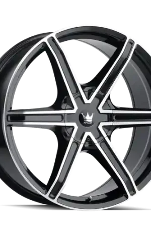 Mazzi Stilts 371 5x114.3/5x127 20x8.5+35 Black/Machined Face Super Sale
