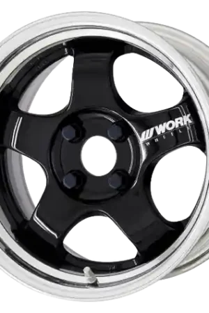 Work Meister S1 2P 5x100 15x9.5+0 A Disk Black Free Returns