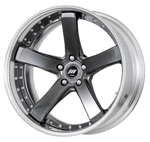 Trusted Brand Work Zeast Black Label Bst2 5x120 19x10+22 R Disk Brilliant Silver Black