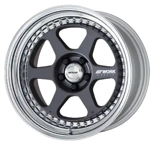 Work Meister L1 3P 5x108 18x15-11 O Disk Matte Gunmetal Crafted