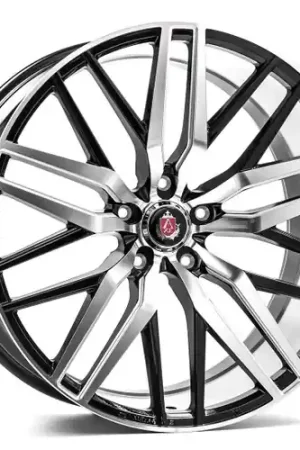 Axe EX30 5x112 22X10.5+38 BLACK AND POLISHED FACE Low Price