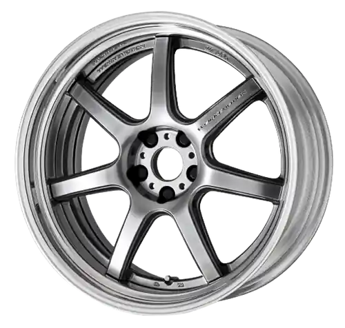 Warranty Included Work T7r 2P 5x115 19x9.0 +12 GT SILVER