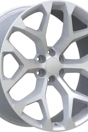 Genuine REPLICA 348 6X139.7 24x10 +30 SILVER MACHINED