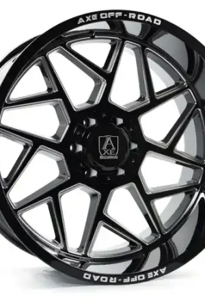 Axe NEMESIS 8x165 26X12 -44 GLOSS BLACK MILLED Special Offer
