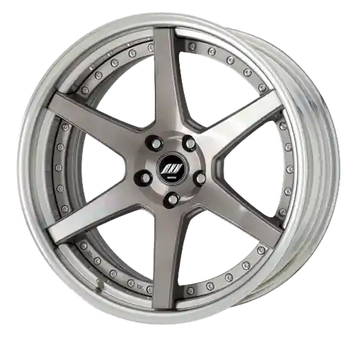 Clearance Work Zeast St1 5x114.3 18x8+0 R Disk Transparent Grey Polish