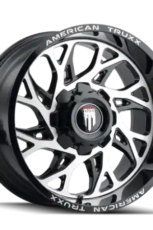 Hot Deal American Truxx Destiny AT1913 6x139.7 24x14-76 Black/Machined