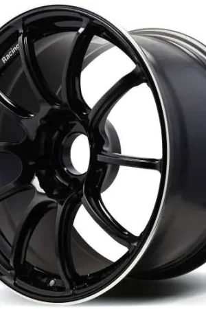 High Quality Advan Racing RZII 5x100 18x9.0 +52 RACING GLOSS BLACK & RING