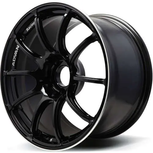 High Quality Advan Racing RZII 5x100 18x9.0 +52 RACING GLOSS BLACK & RING