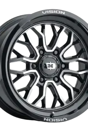 Vision Off-Road 402 Riot 8x165.1 20x10-25 Gloss Black Machined Face Instant Buy