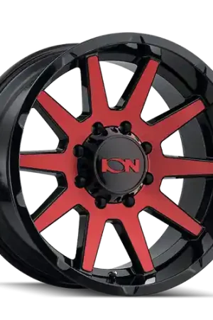Secure Checkout Ion Type 143 6x135 20x10-19 Gloss Black/Red Machined