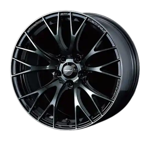 Same Day Shipping WedsSport SA-20R 5x100 18x8.5+45 Weds Black Clear