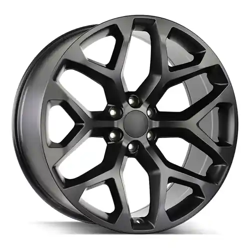 Strada OE Replica Snowflake 6x139.7 24x10 +31 Flat Black Free Shipping