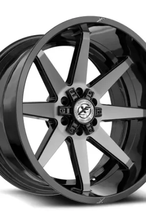 XF Off-Road XF-236 5x127/5x139.7 20x10 -24 Gloss Black & Brushed Double Dark Tint Grab Now