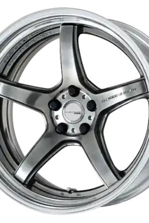 Work T5R 2P 5x105 19x11.5 +18 GT SILVER Latest