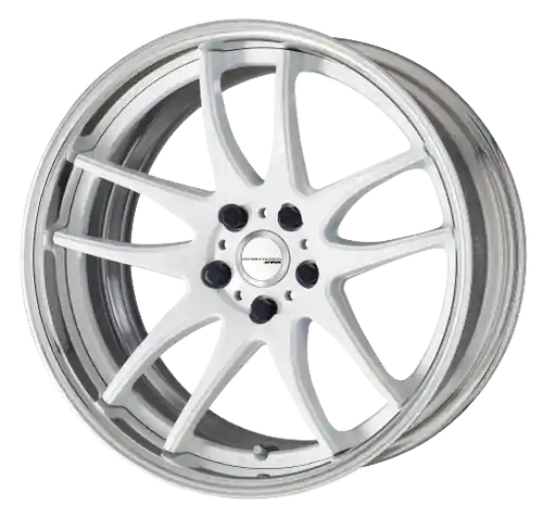 Work Cr 2P 5x120 19x7.5 +45 Gloss White One Day Deal
