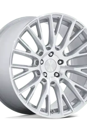 Crafted Rotiform RC201 LSE 5X120 20X10 +40 GLOSS SILVER W/ MACHINED FACE