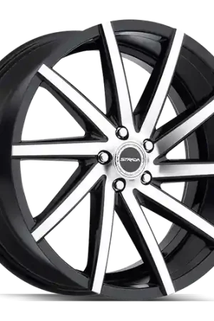 Strada Sega 5x112 20x8.5 +35 Gloss Black Machined Big Sale