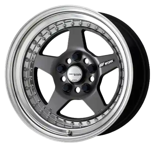 Exclusive Work Meister Cr01 5x115 16x9.5+-25 O Disk Matte Gunmetal