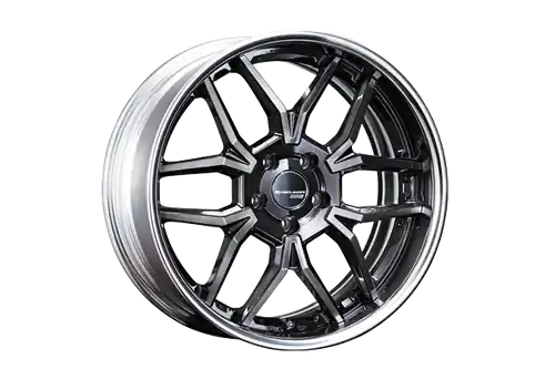 SSR EX06 5x112 19X9.5+30 SL Disk Galaxy Clear Black Same Day Shipping