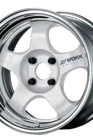 Professional Grade Work Meister S1 2P 5x100 15x9+38 O Disk White
