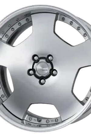 Hot Deal Work Lanvec Ld1 5x100 19x9.5+12 A Disk Machine Silver Polish