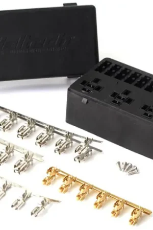Haltech 6 Circuit Haltech Fuse Box w/Lid/Pins — PMD Premier Motoring Development Viral