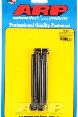 ARP 5/16-24 X 4.250 Black Hex Water Pump Pulley w/ 3.000in Fan Spacer— PMD Premier Motoring Development Weekend Sale