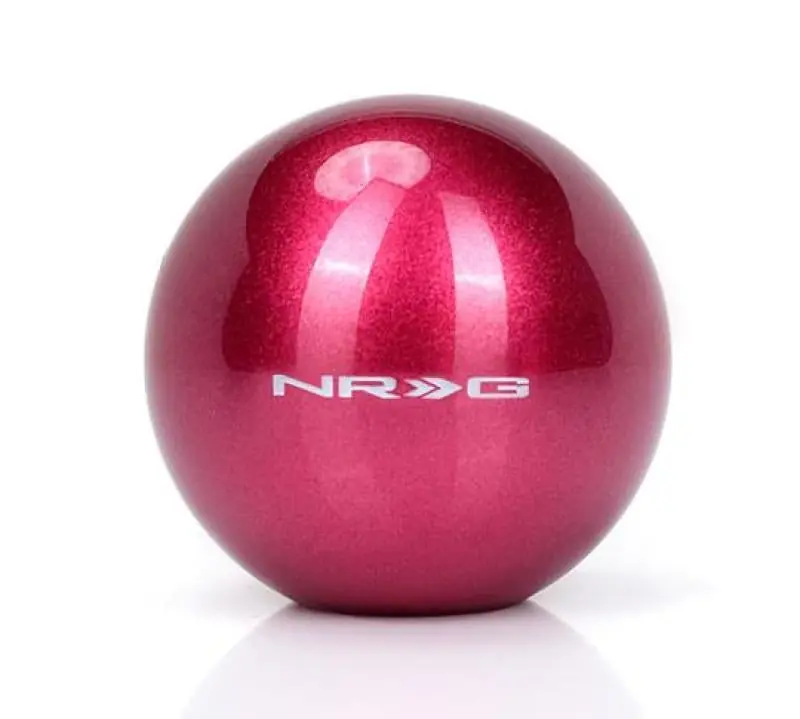 NRG Fushia Sparkly Painted Titanium Round Shifter Heavy Weight — PMD Premier Motoring Development Genuine