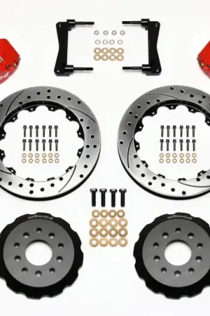 Wilwood Narrow Superlite 6R Front Hat Kit 13.06in Drill Red 2005-2014— PMD Premier Motoring Development Fresh Stock