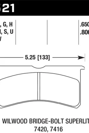 Hawk ER-1 Endurance Racing Brake Pads for Wilwood Motorsport Calipers — PMD Premier Motoring Development Exclusive Offer