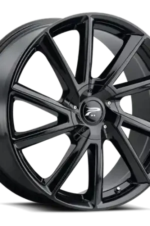 Top Pick Platinum 466BK Mystic 5x114.3/5X120 20x8.5 +40 Gloss Black