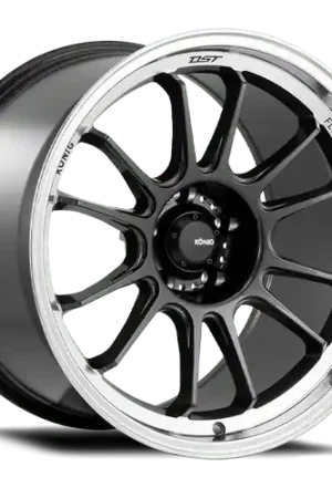 Order Now Konig Hypergram 5x114.3 18x10.5+25 Metallic Carbon w/ Machined Lip
