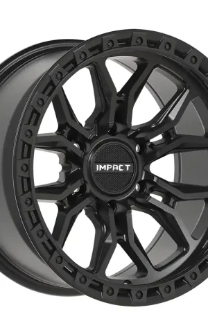 Clearance 17" Impact Off-Road Wheels 8818 Satin Black Rims