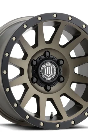 18" ICON Alloys Wheels Compression Bronze Off-Road Rims Instant Buy