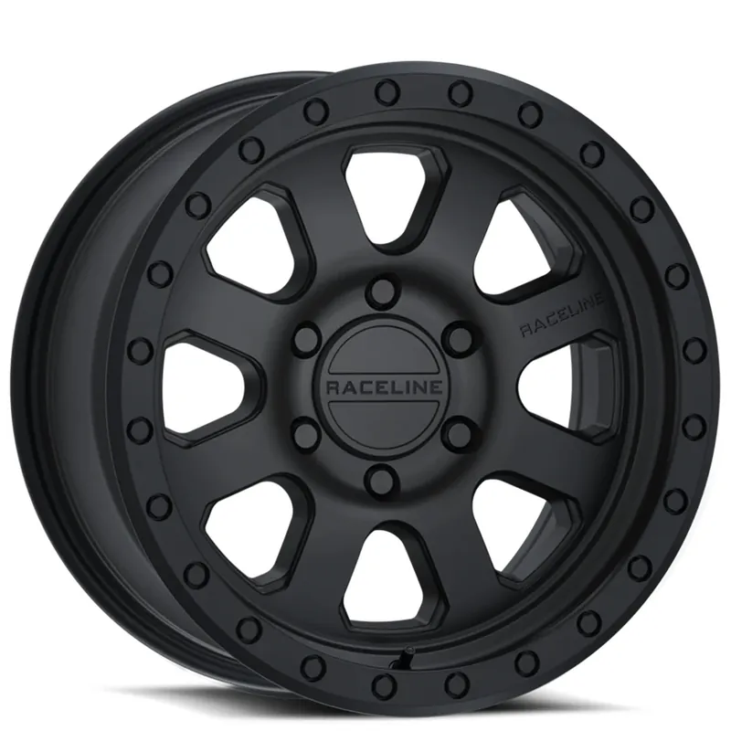 Fast Shipping 18" Raceline Wheels 959B Avenger 2.0 Satin Black Off-Road Rims