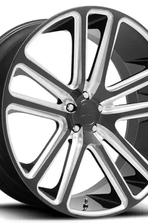 22" Dub Wheels Flex S255 Gloss Black Milled Rims Seasonal Sale