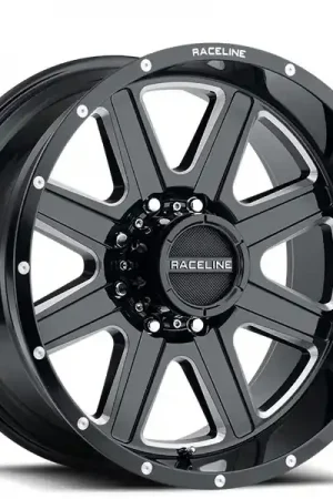17" Raceline Wheels 940M Hostage Gloss Black Milled Off-Road Rims Order Now