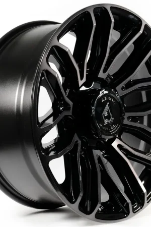 20" Arena Wheel Co A111 Supreme Gloss Black Brushed DDT with Face Clear 8-Lug Off-Road Rims Trusted Brand