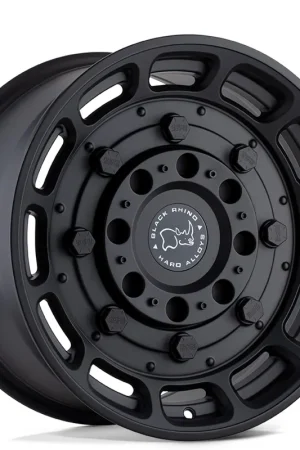 Price Cut 17" Black Rhino Wheels Warthog Matte Black Off-Road Rims